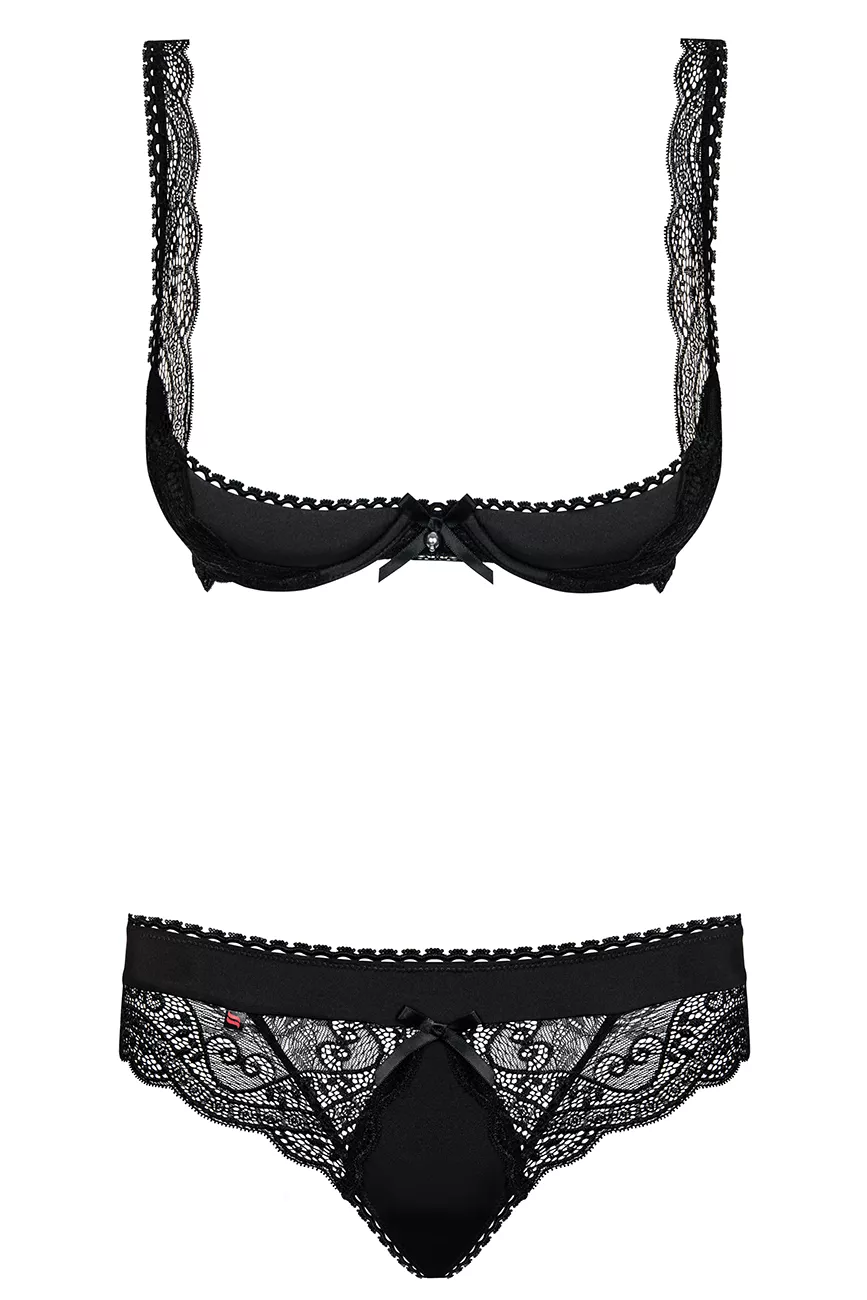 Soutien-Gorge & Tanga Noir Miamor