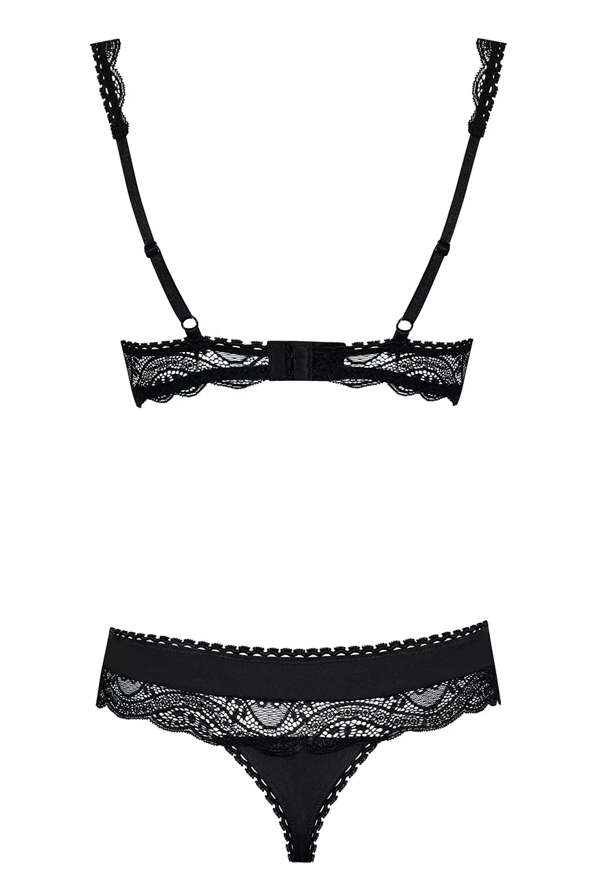 Soutien-Gorge & Tanga Noir Miamor