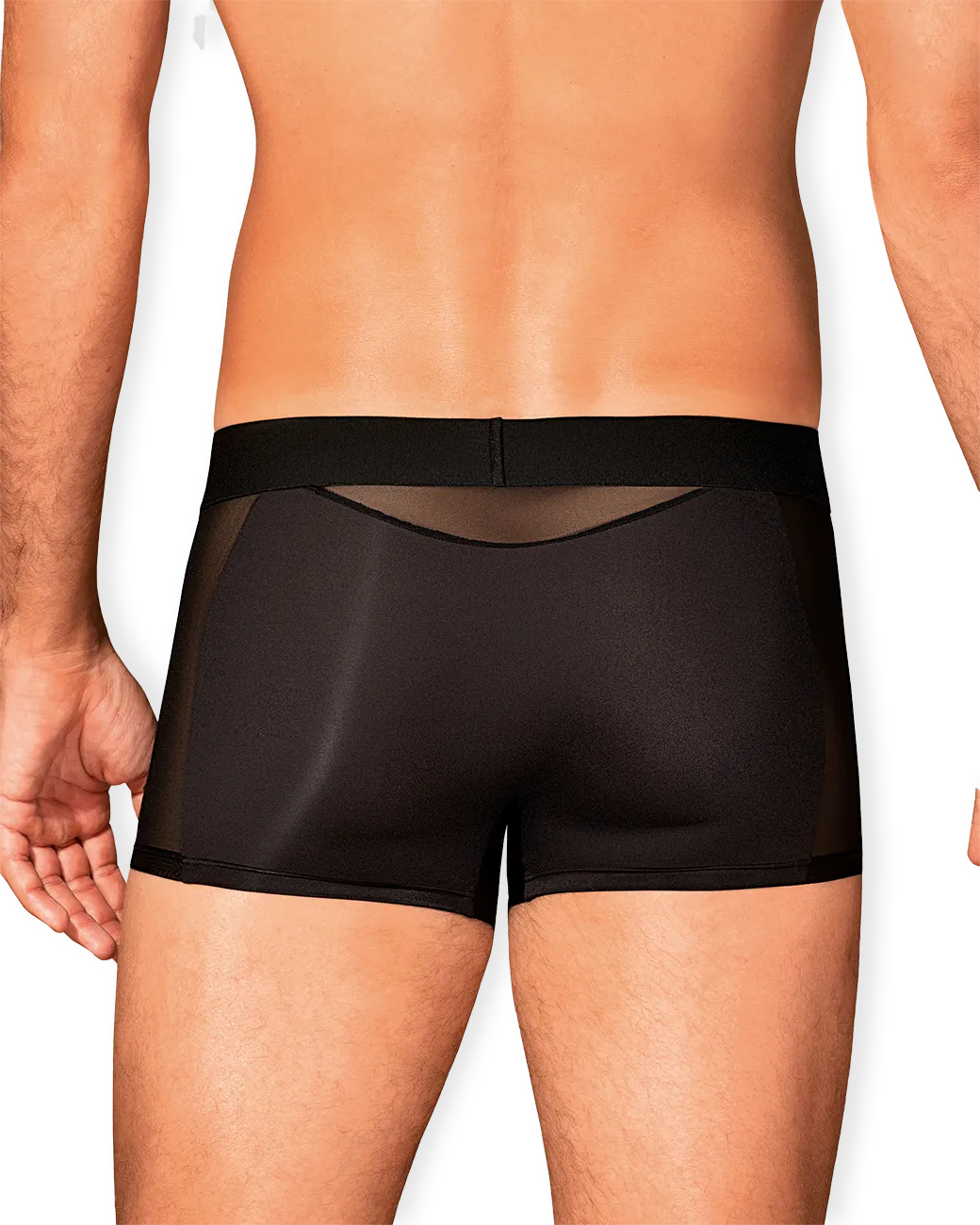 Boxer transparent sur les fesses