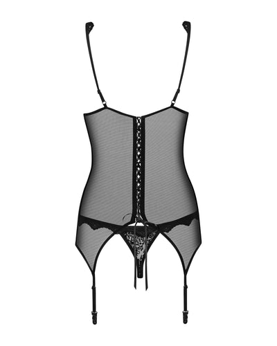 Coupe de dos du Corset & String Emperita