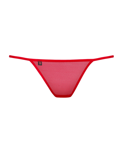 String Rouge Dentelle Luiza